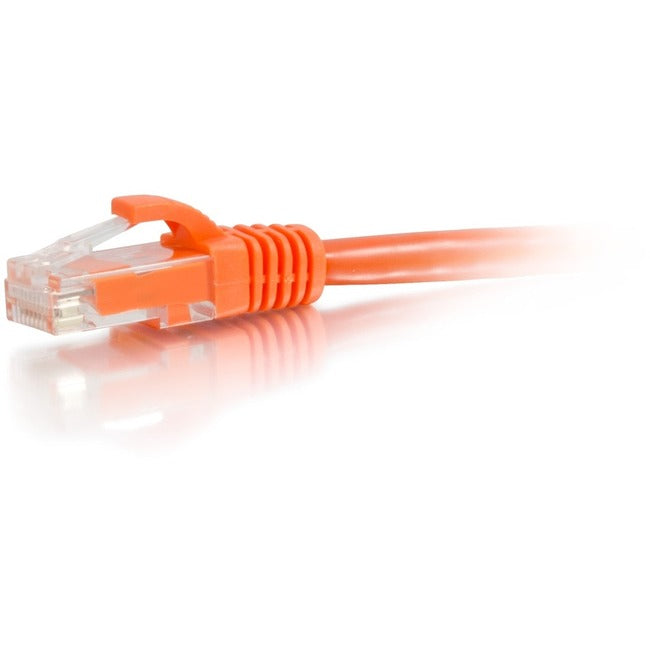12Ft Cat6A Snagless UTP Ethernet Cable - Orange | High-Speed Internet & Network Connection for Home, Office & Gaming Setup