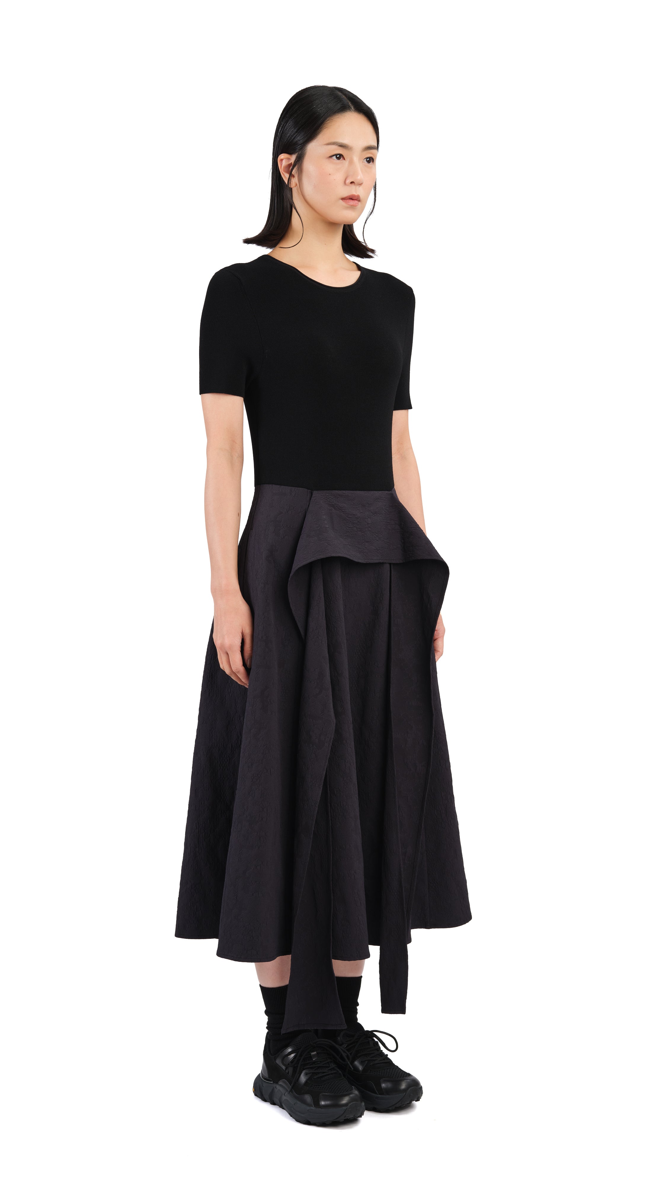 Elegant Tie Waisted Dress for Women - Flattering A-Line Summer Dress with Adjustable Belt - Perfect for Office, Party & Casual Outings