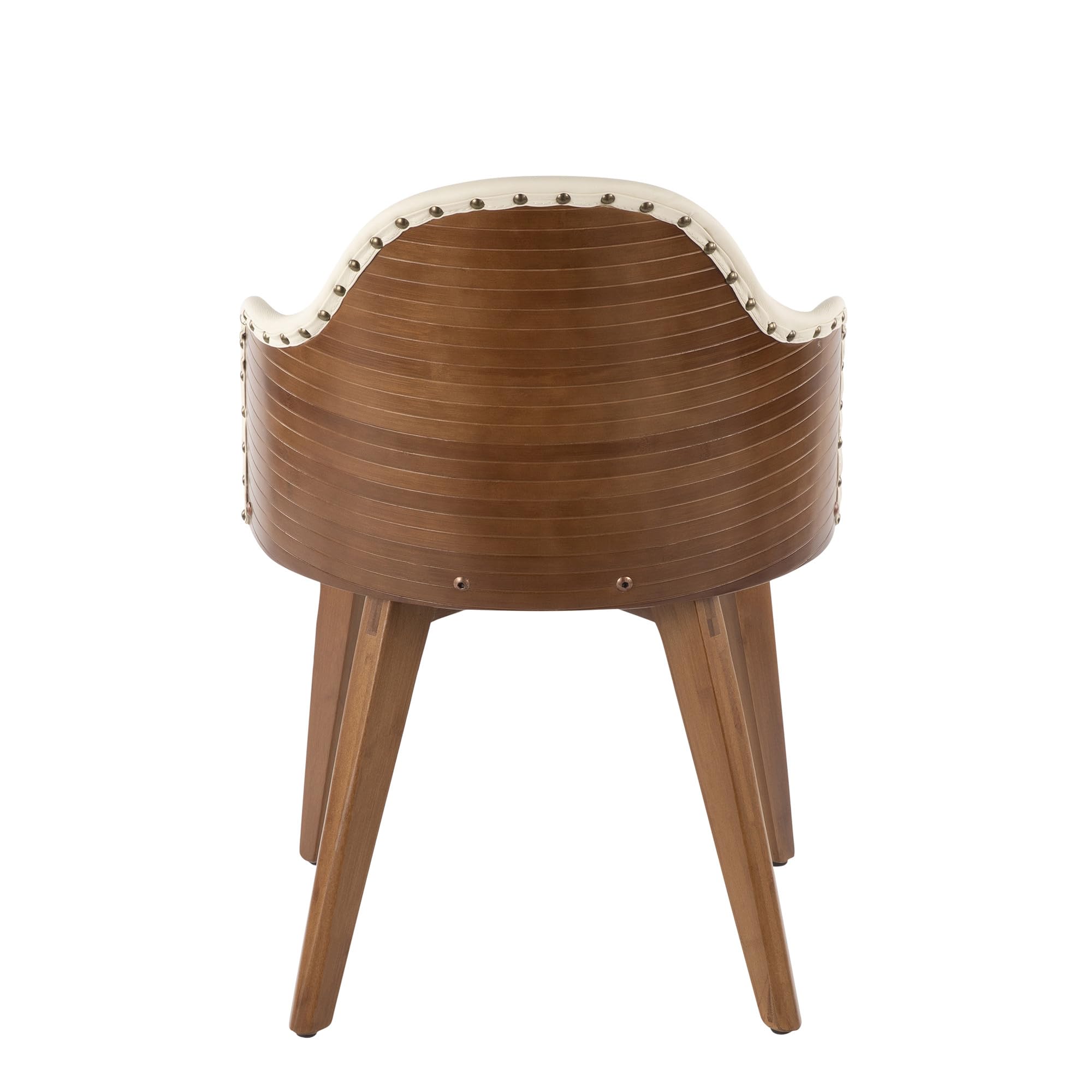 LumiSource Ahoy Mid-Century Modern Upholstered Dining Chair - Stylish Kitchen & Dining Table Chairs for Home & Restaurant Use