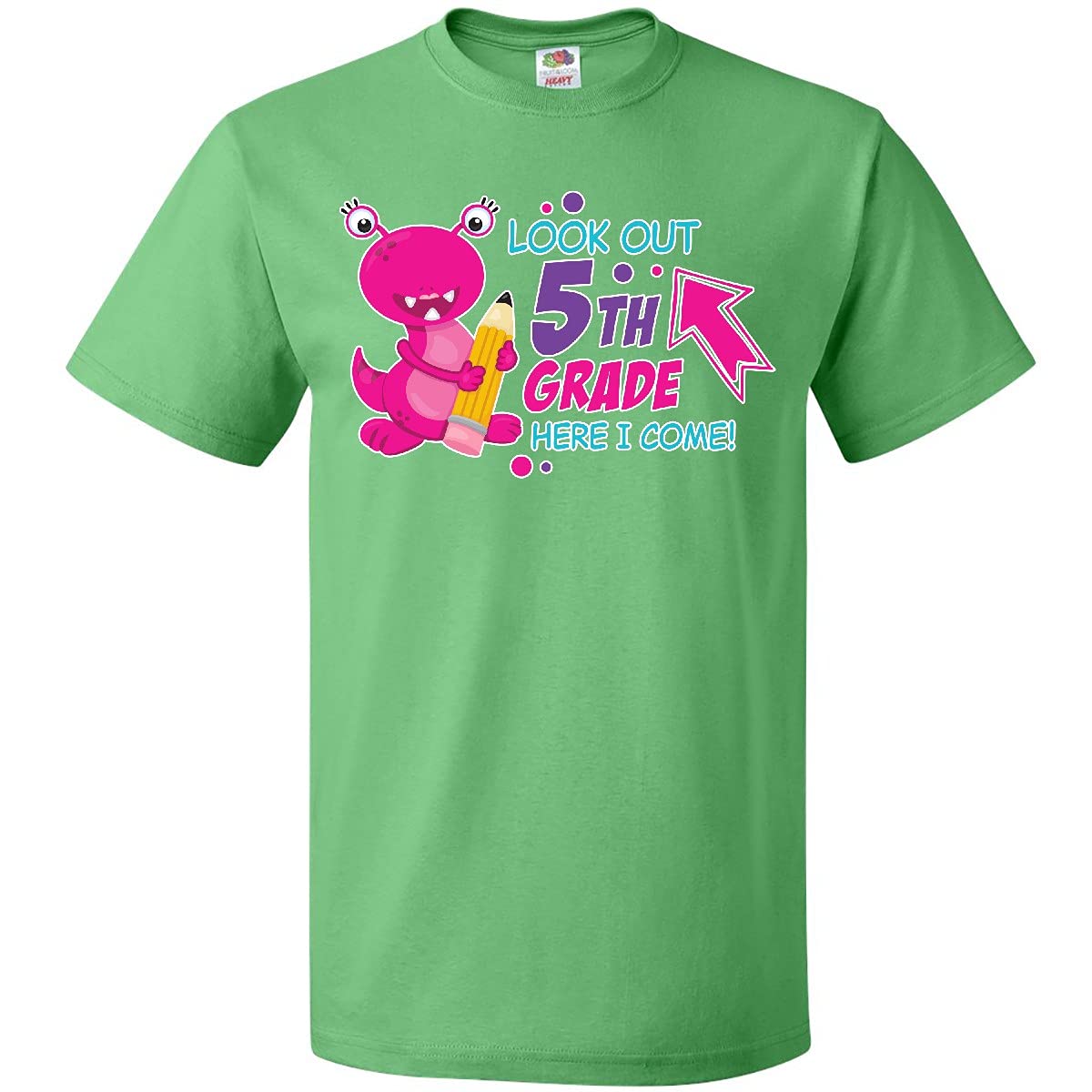 Inktastic Cute Pink Monster T-Shirt - 