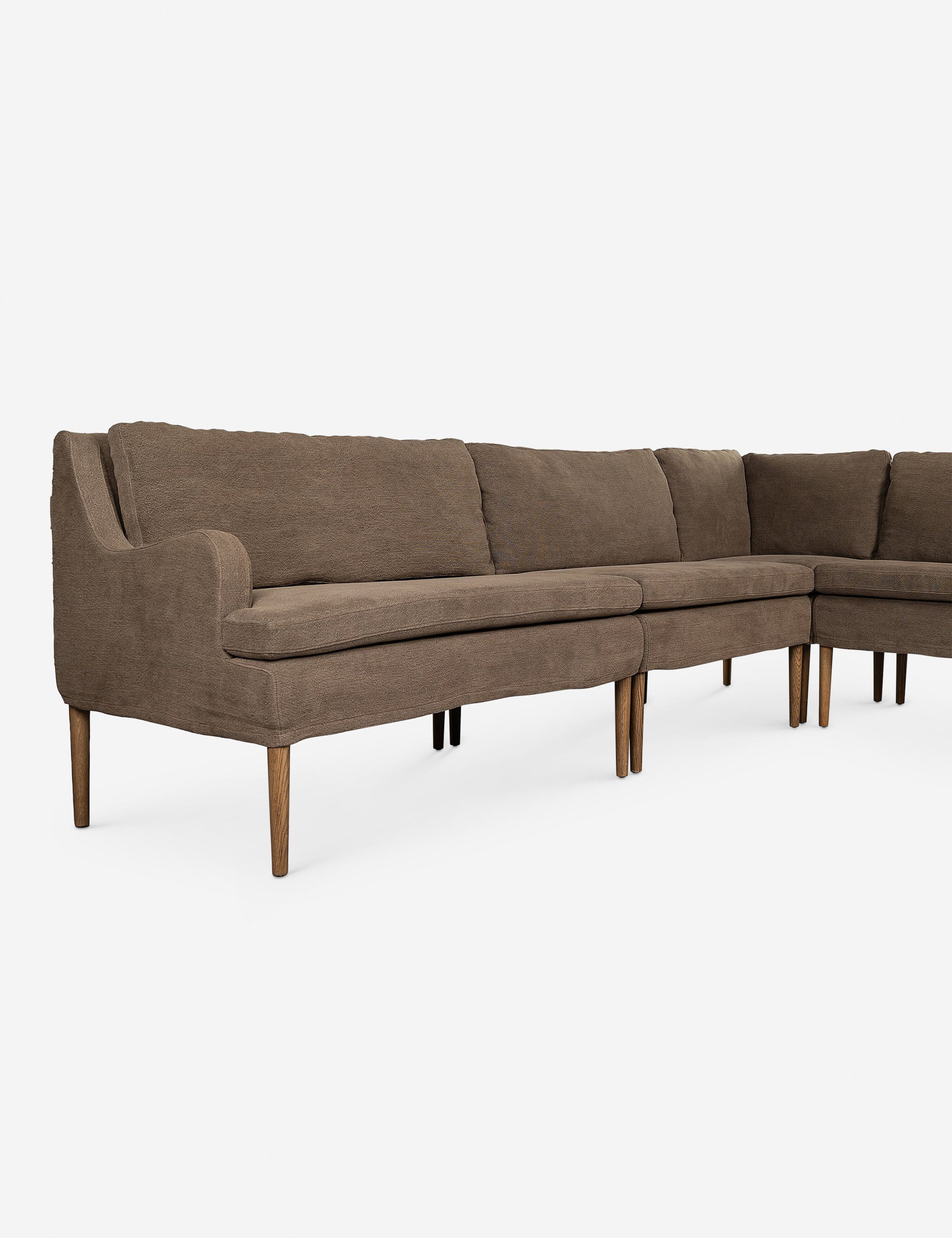 Aurelia Dining Banquette by Amber Lewis x Four Hands - Modern Upholstered Bench for Dining Room, Kitchen Nook & Entryway - Comfortable Seating Solution for Home Decor