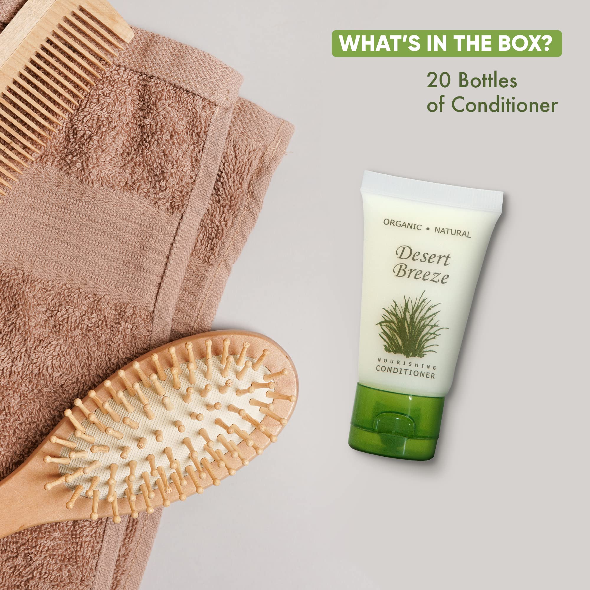 Travel Size Shampoo and Conditioner Set - 1 oz Flip Top Bottles (Pack of 20) - Perfect for Hotels, Gyms, Travel & Sample Kits