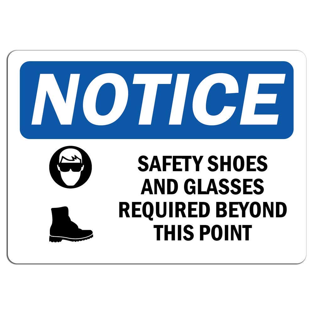 Vinyl Safety & Warning Stickers Bundle - 3 Pack (13