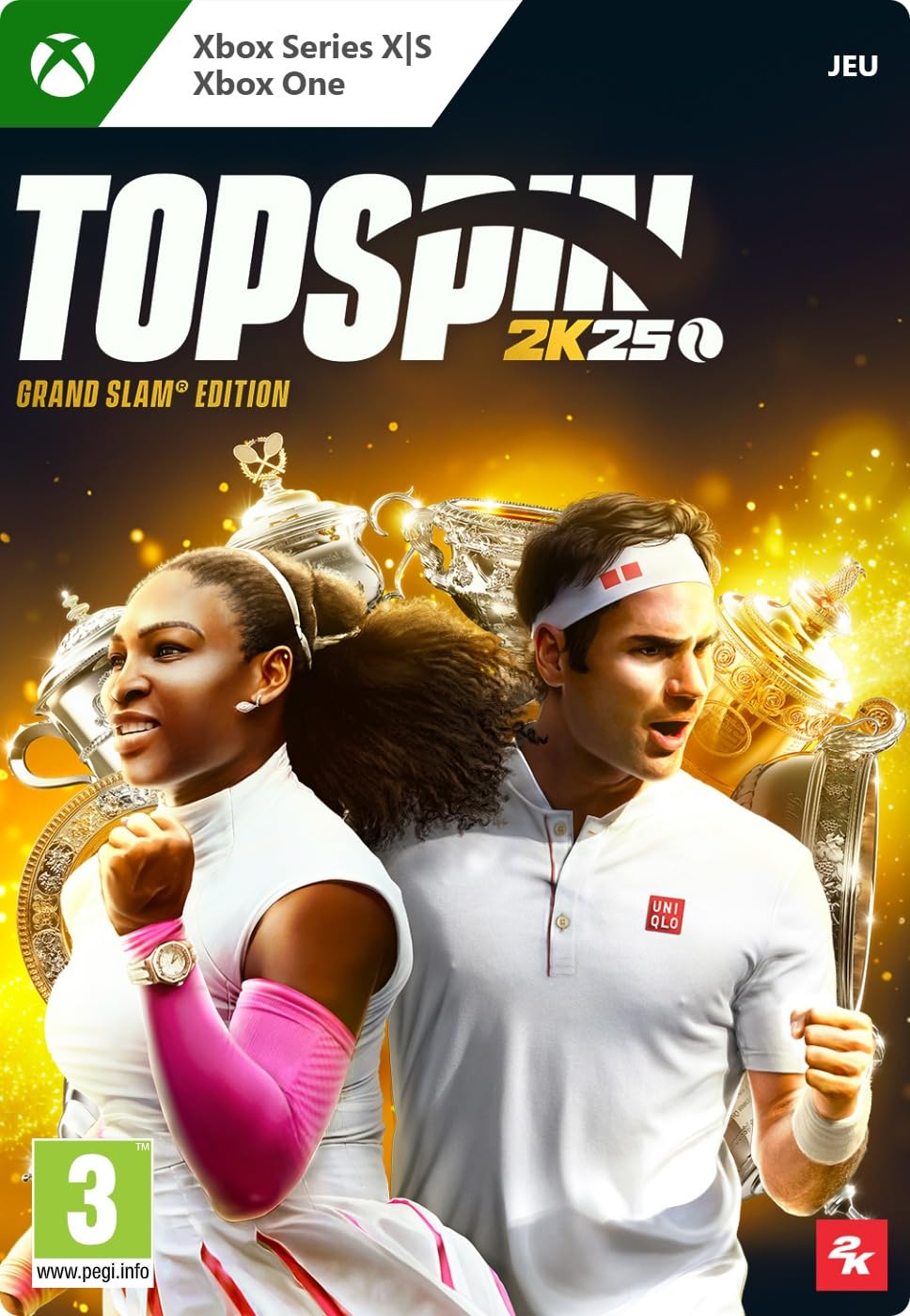 TopSpin 2K25: Grand Slam Edition - Xbox One & Series X|S Download Code | Tennis Video Game for Sports Fans & Competitive Players | Perfect for Tournaments & Casual Gaming