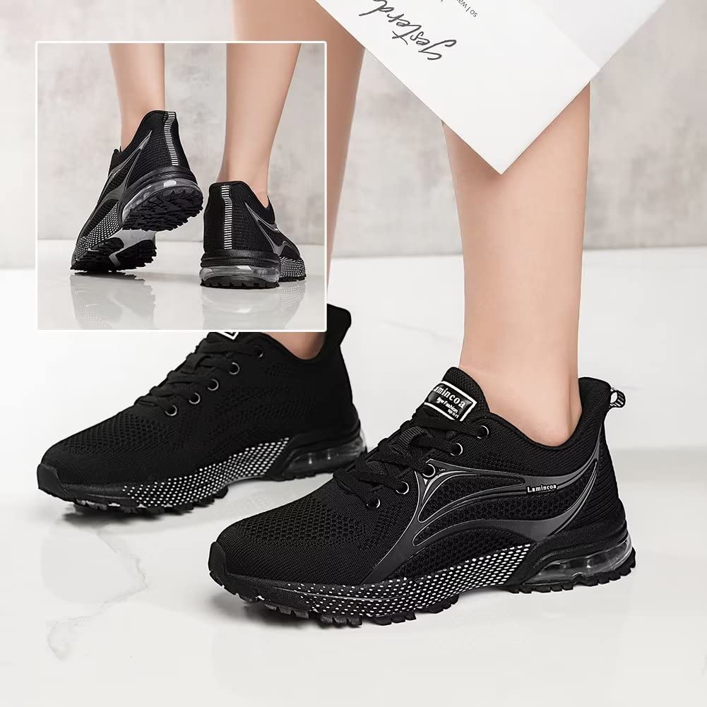 Lamincoa Women's Air Running Shoes - Lightweight Athletic Sneakers for Women, Non-Slip Tennis Shoes with Cushioning - Perfect for Jogging, Gym Workouts & Daily Wear