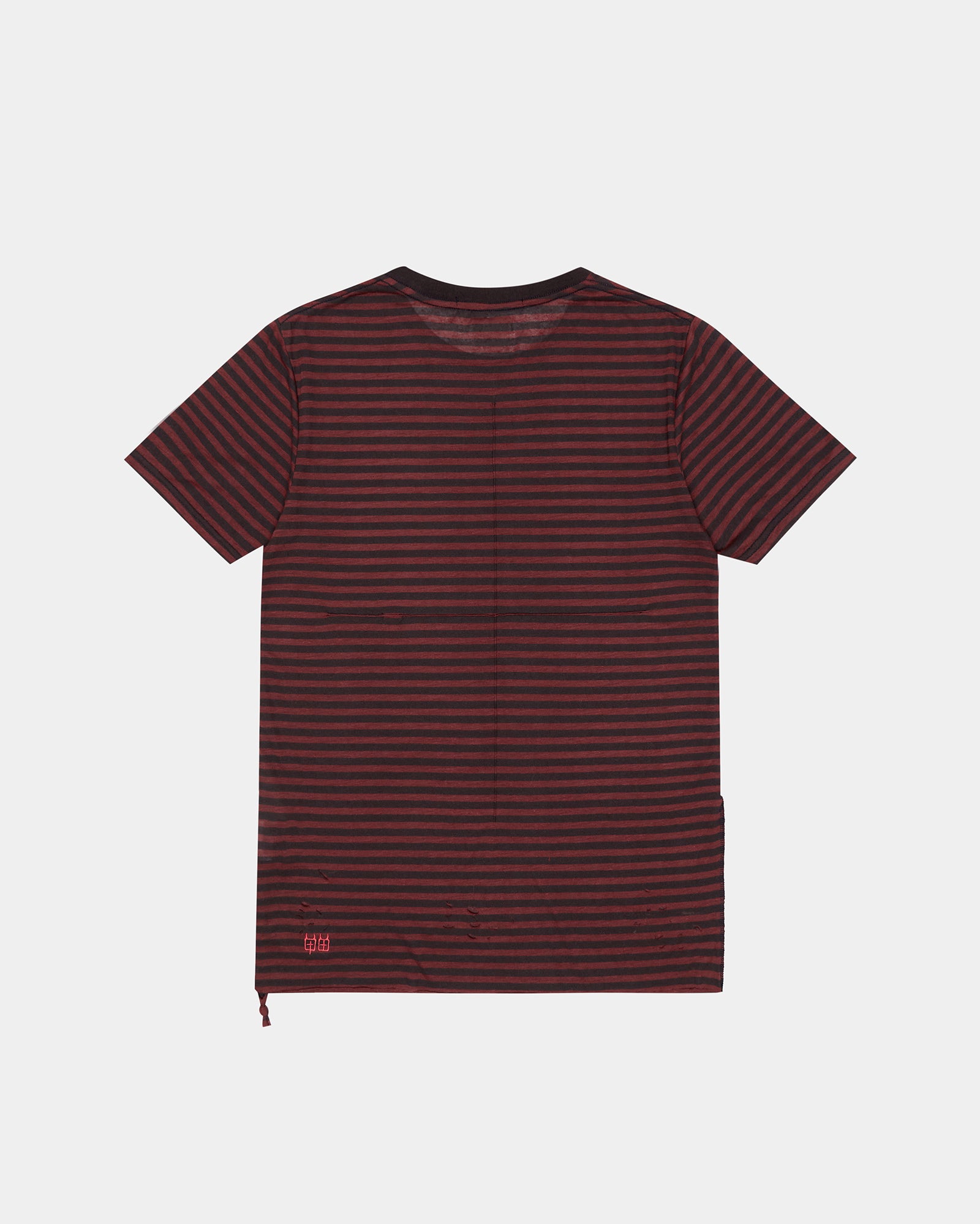 ANGEL SIOUX Short Sleeve T-Shirt - Red Stripe Design | Casual Streetwear for Men & Women | Perfect for Everyday Wear, Outings & Music Festivals