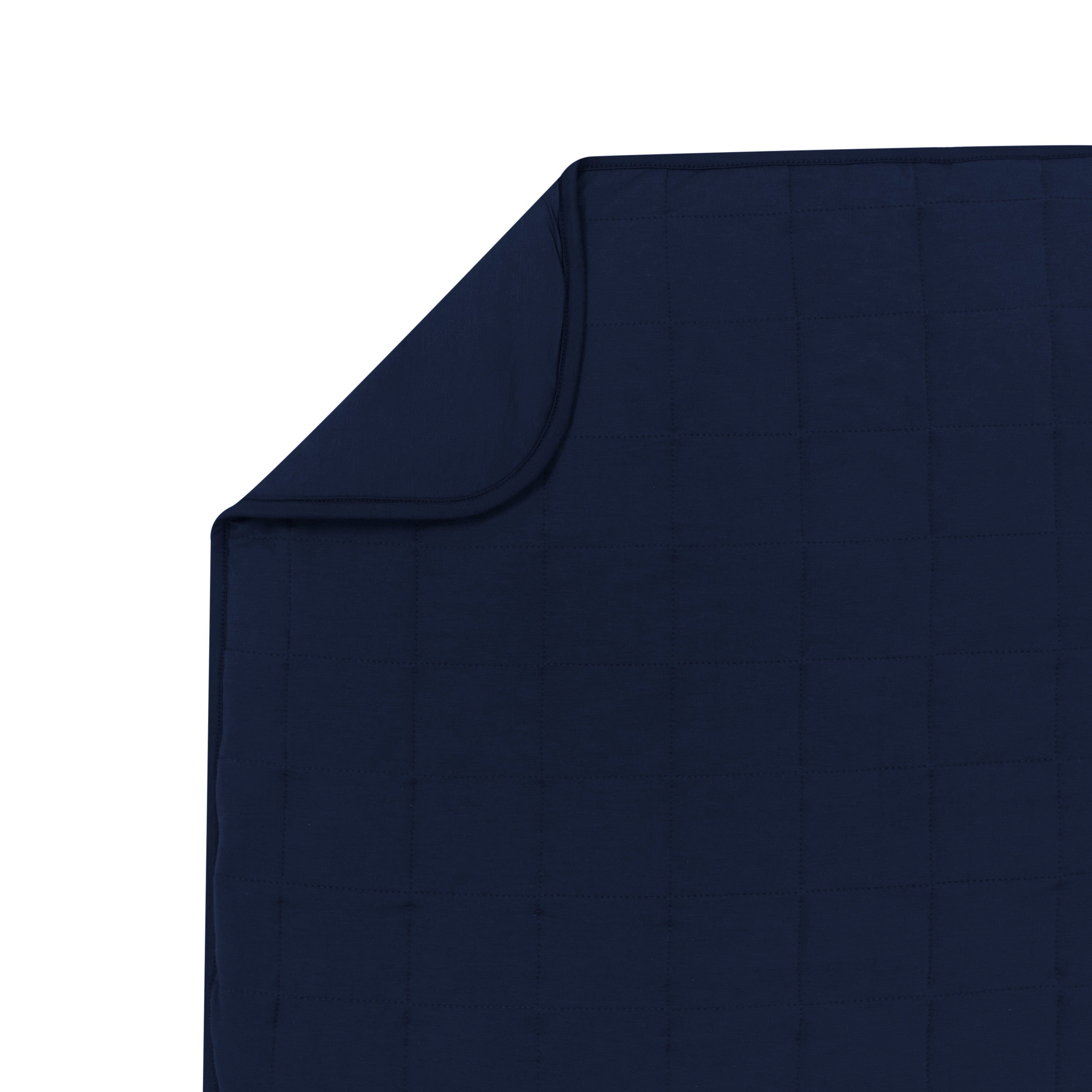 Cozy Navy Blue Quilted Blanket for Adults - Soft & Warm Bedding for Winter, Perfect for Couches, Beds & Home Decor