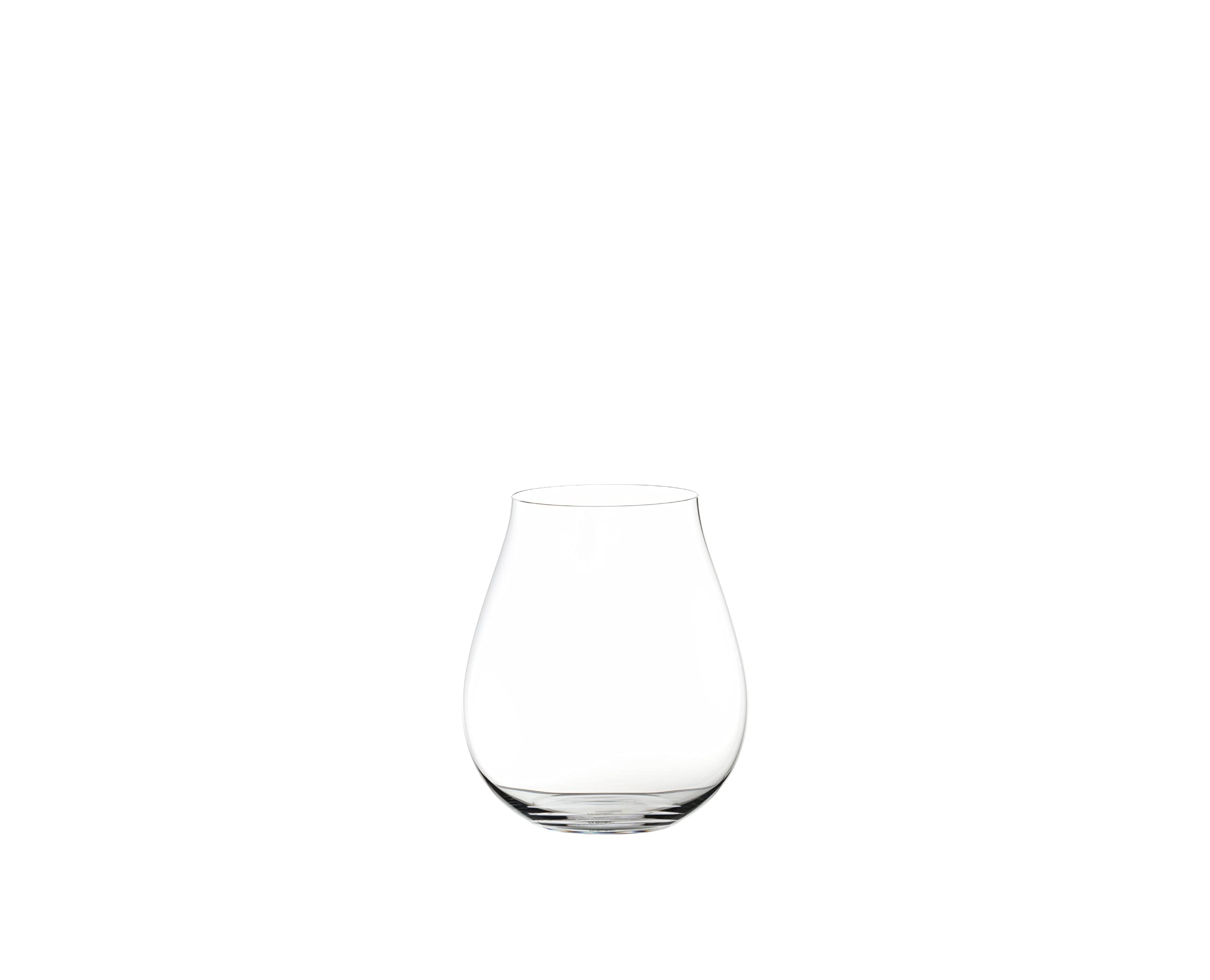 Riedel O Wine Tumbler Pinot Noir Glass Set of 2 - Premium Crystal Stemless Wine Glasses for Red Wine Lovers - Perfect for Dinner Parties, Wine Tasting & Home Entertaining