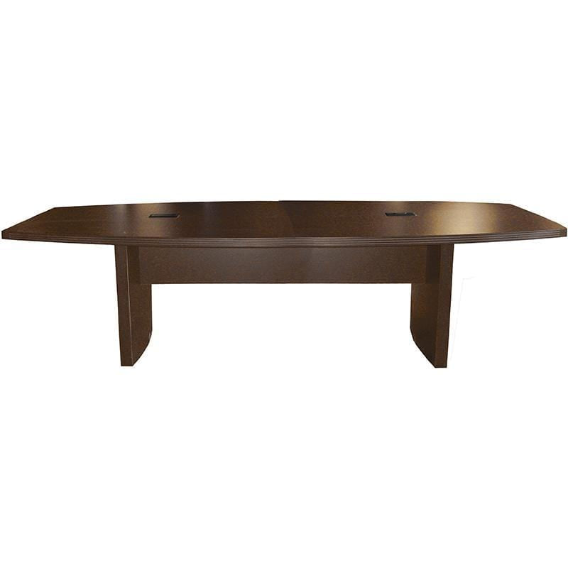 Safco Mayline Aberdeen 6 Foot Conference Table - Boat Shape Office Furniture for Meetings & Collaborative Workspaces | ACTB6