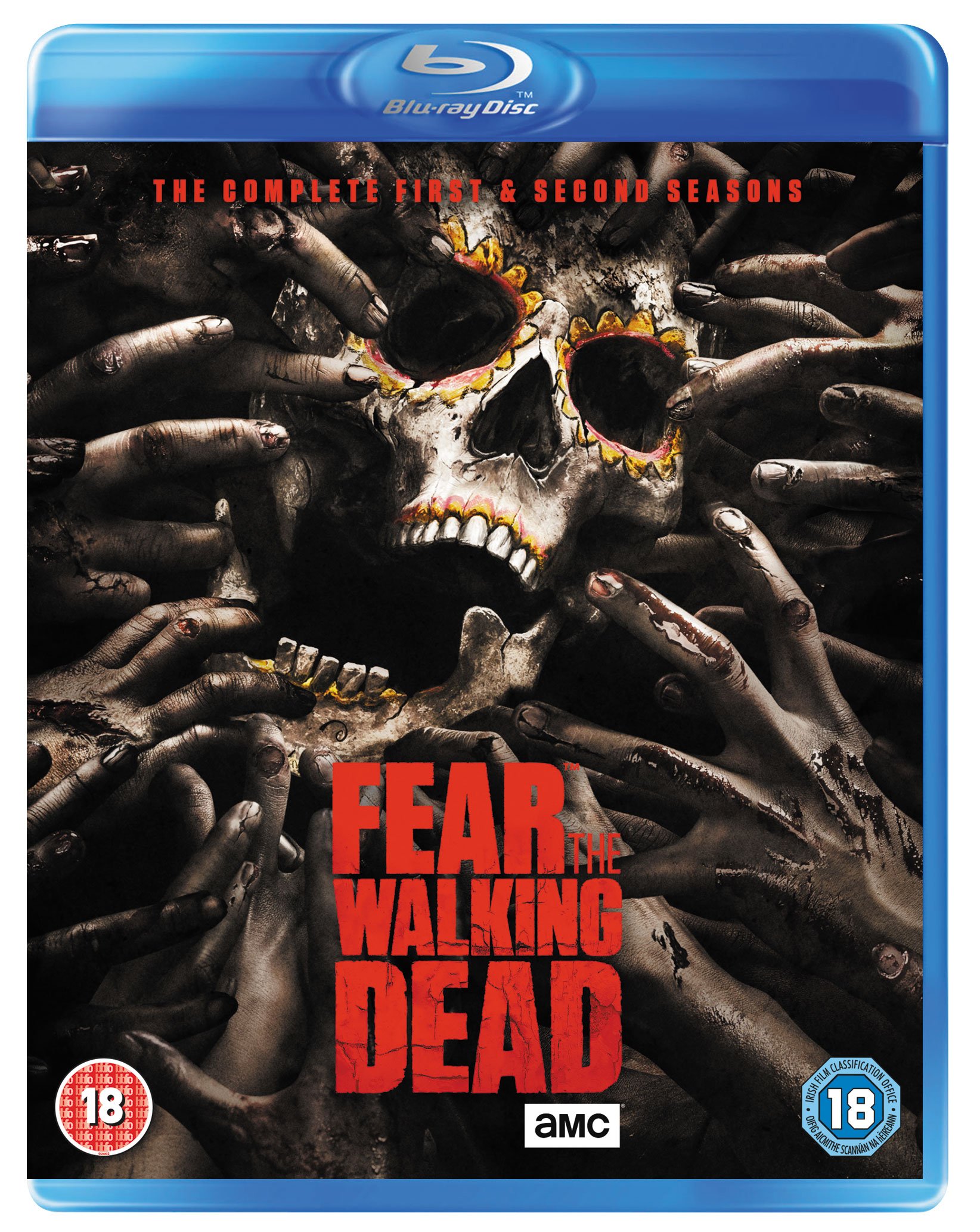 Fear The Walking Dead: The Complete First & Second Seasons (UK Edition) [Blu-ray] – Italian Import | Perfect for Horror Fans & Zombie Show Collectors