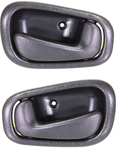 Garage-Pro Black Interior Door Handle for 1998-2002 Toyota Corolla & Chevrolet Prizm - Front/Rear Driver & Passenger Side Manual Door Lock Replacement - Perfect for Car Repair & DIY Auto Maintenance