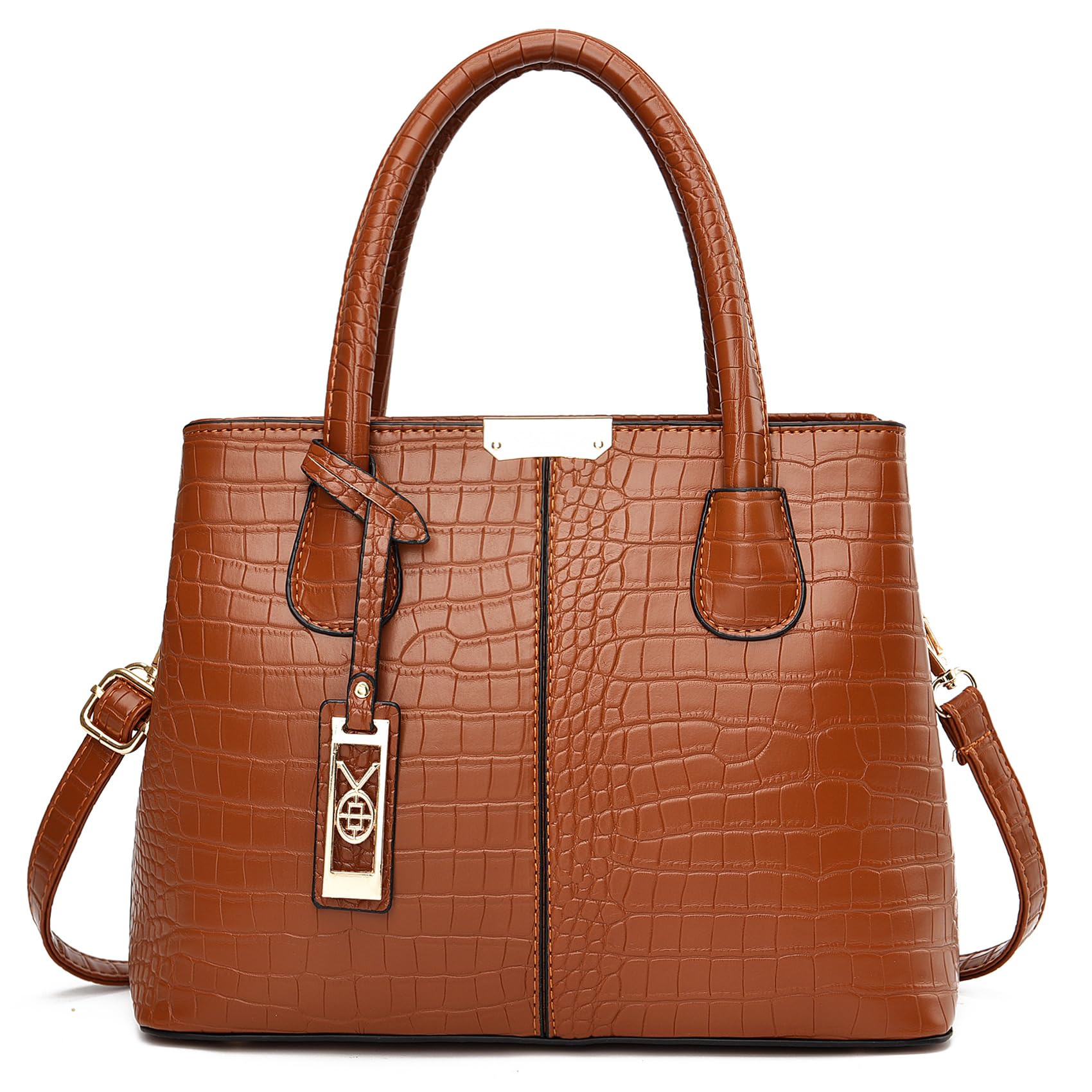 COCIFER Women's Leather Shoulder Tote Bag - Fashionable Top Handle Satchel Purse for Work, Travel & Everyday Use