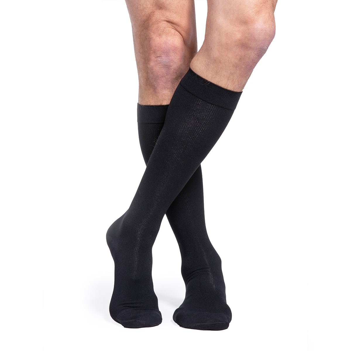 SIGVARIS COTTON 230 Men's Closed Toe Calf Compression Socks 20-30mmHg - Medical Grade Support for Circulation, Varicose Veins & Travel - Ideal for Nurses, Athletes & Long Flights