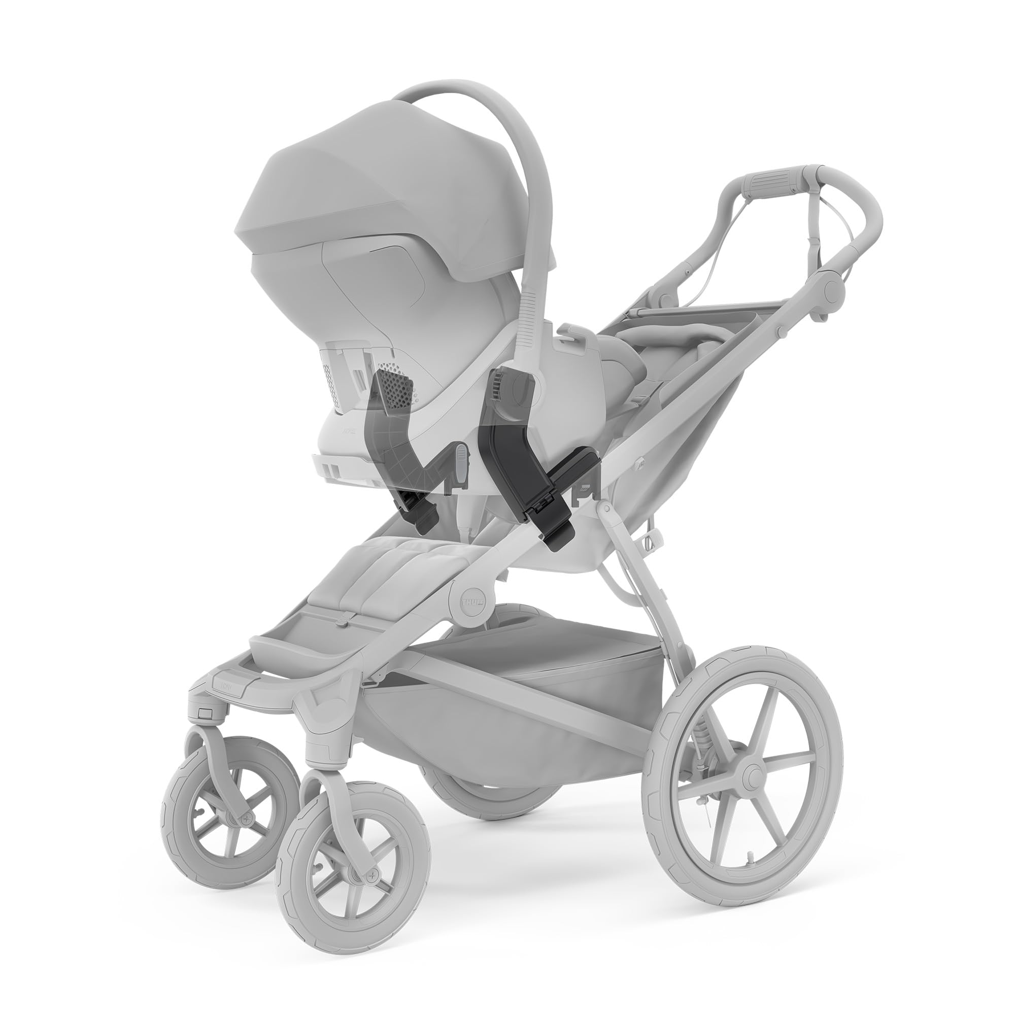Thule Urban Glide 4-Wheel All-Terrain Stroller for Single Child - Full Suspension System, Air-Filled Tires, Adjustable Recline Seat with Built-in Leg Rest - Perfect for Jogging, Hiking & Urban Adventures with Your Baby