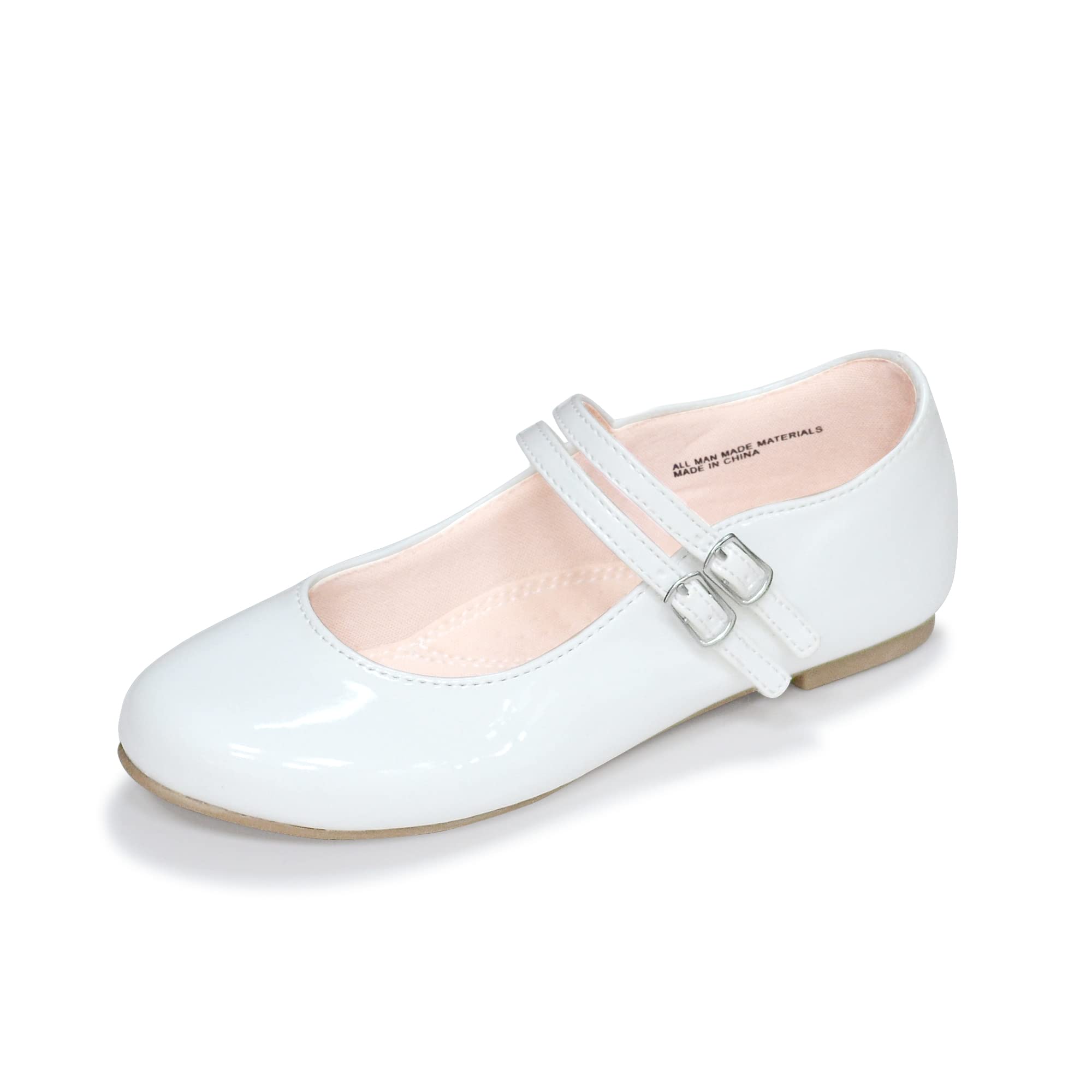 Girls Mary Jane Dress Shoes - Princess Ballet Flats for Weddings, Parties & School | Comfortable Flower Girl Shoes for Special Occasions