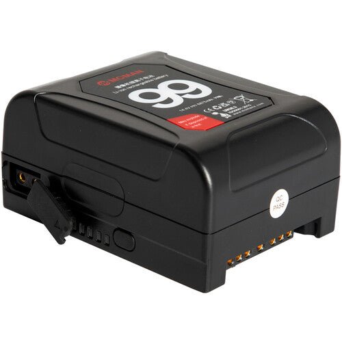 Colbor 99Wh V-Mount Battery with LCD Time Display - Professional Power Solution for DSLR Cameras, LED Lights & Film Equipment