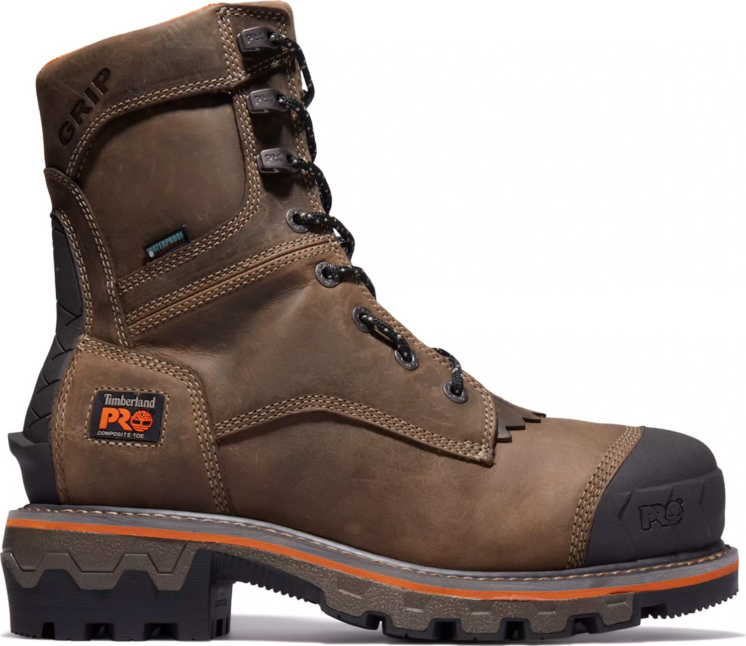 Timberland A29G9115M Boondock HD NT WP Men's Waterproof Hiking Boots in Turkish Coffee Brown - Durable Outdoor Footwear for Hiking, Camping & Work