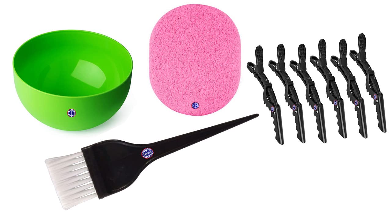 Ear Lobe & Accessories Combo Pack - Face Pack Combo 6349 with 6pcs Crocodile Hair Clips for Women - Perfect for Salon, Spa, and Home Beauty Care