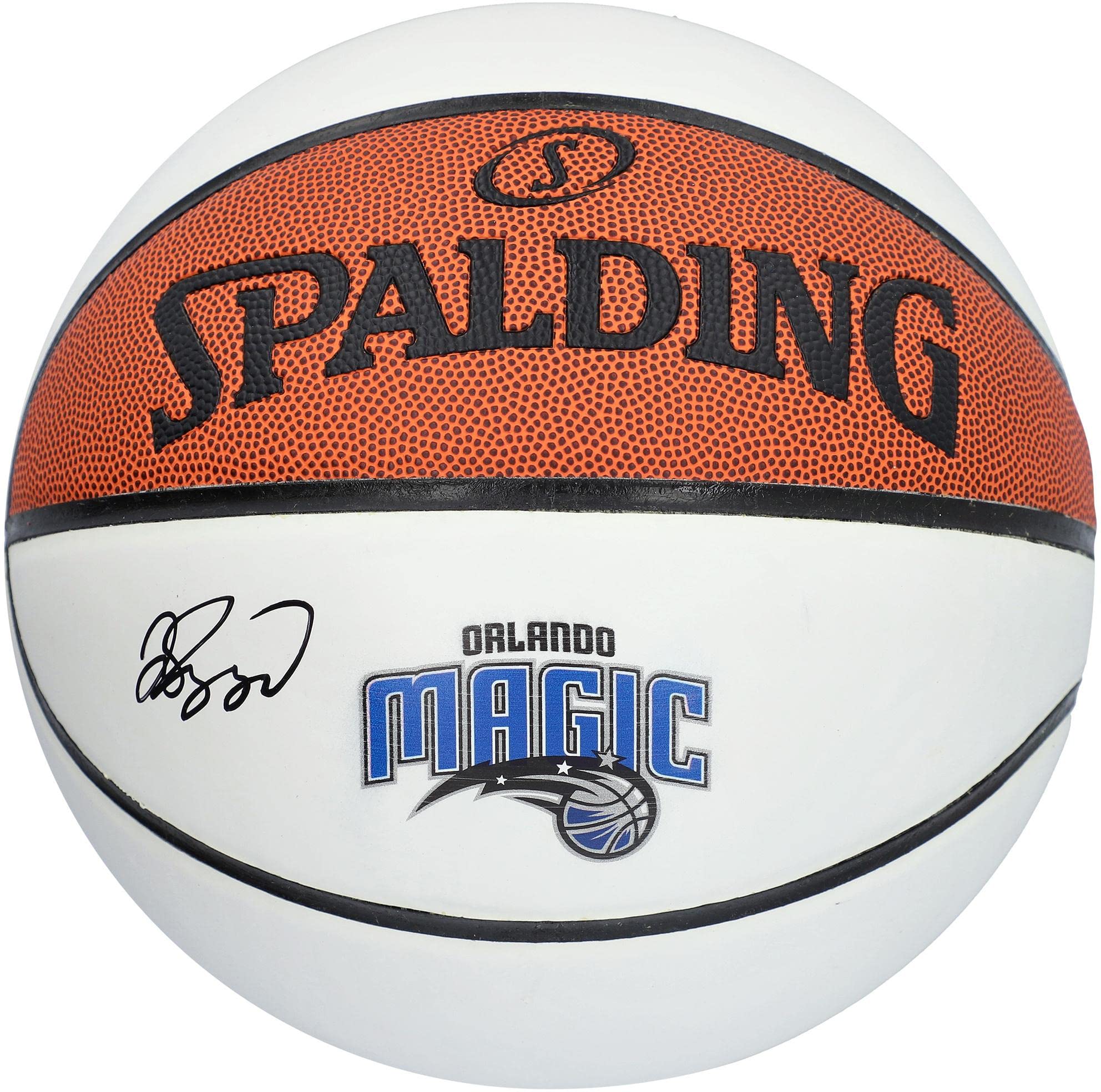 Jalen Suggs Orlando Magic Autographed Spalding Panel Basketball - Official NBA Collectible - Perfect for Fans, Memorabilia Collectors & Home Decor