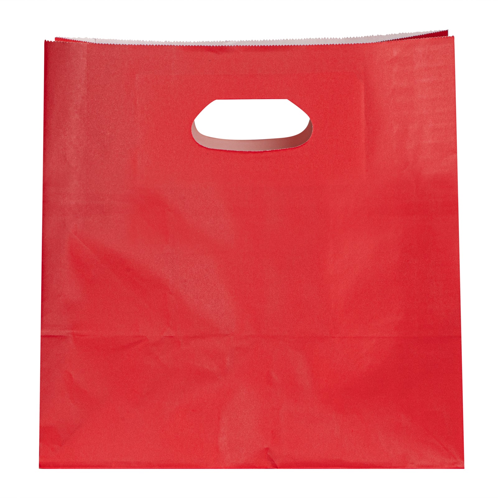 Eco-Friendly Red Rectangle Takeout Bags with Sturdy Handles - 11
