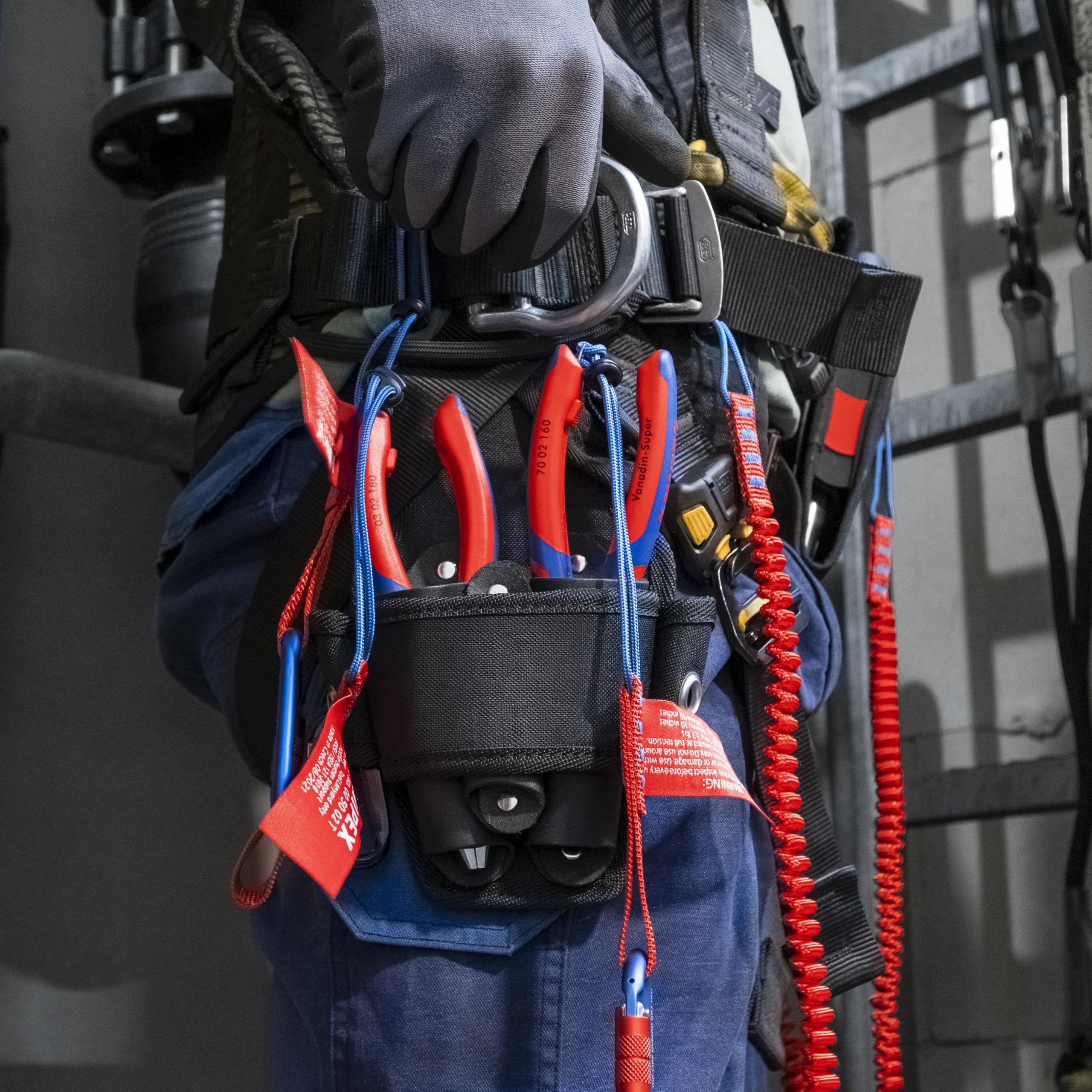 KNIPEX Red Crimping Pliers for Wire Ferrules - Professional Electrical Tool for Secure Connections | Ideal for DIY, Home Wiring & Industrial Electrical Work