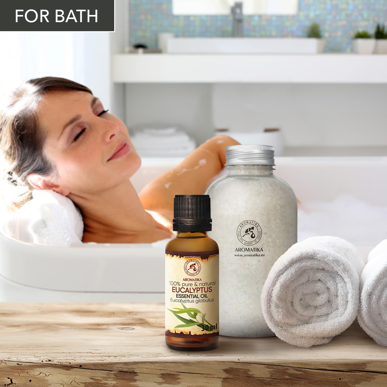100% Pure Eucalyptus Essential Oil 1.0 Fl Oz - Eucalyptus Globulus - Natural Aromatherapy Oil for Diffusers, Sauna & Massage - Relaxing Scent for Home Spa, Yoga & Stress Relief