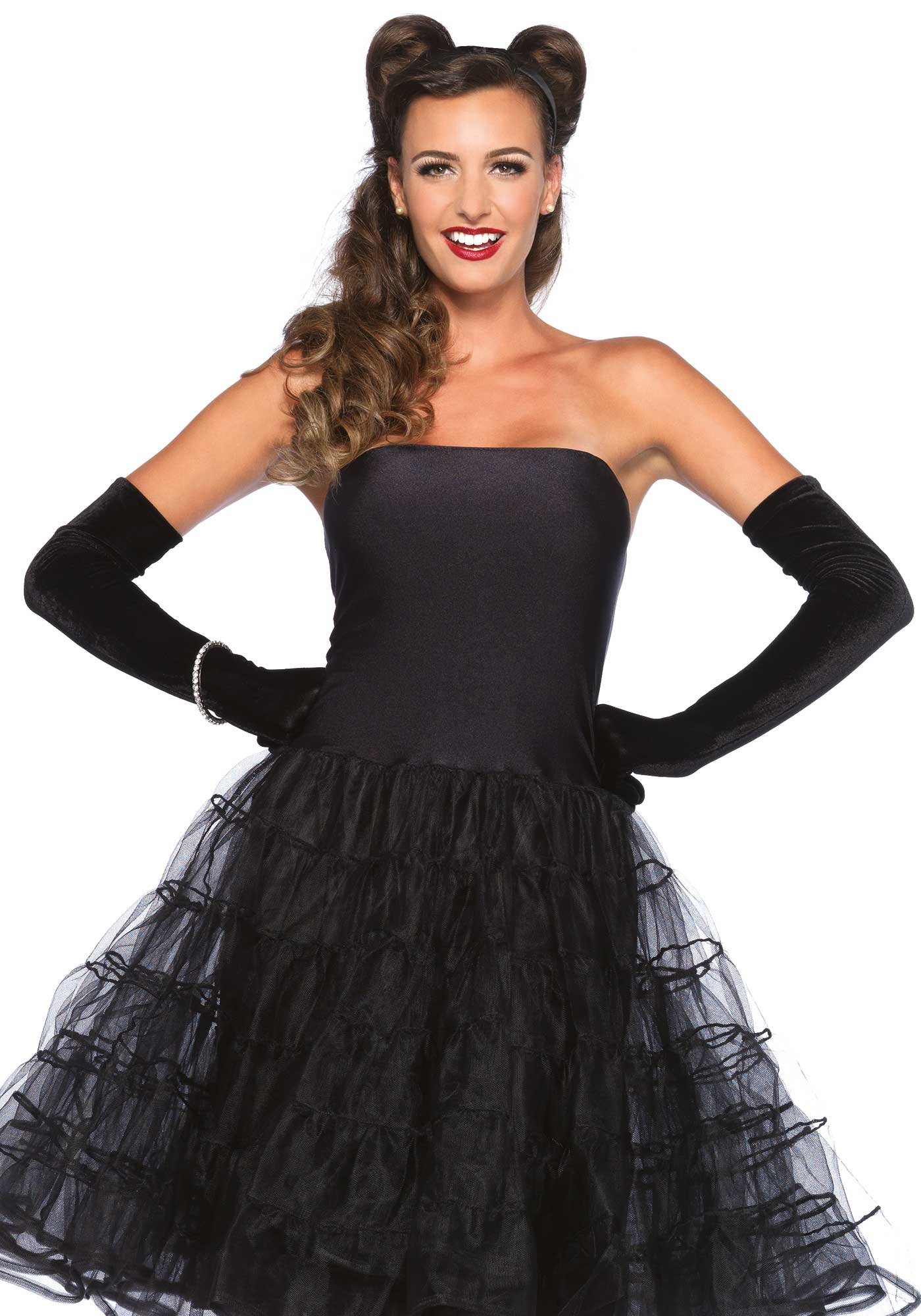 Leg Avenue Women's Rockabilly Swing Dress with Tulle Skirt - Vintage 1950s Style Party Dress for Dances, Weddings & Special Occasions