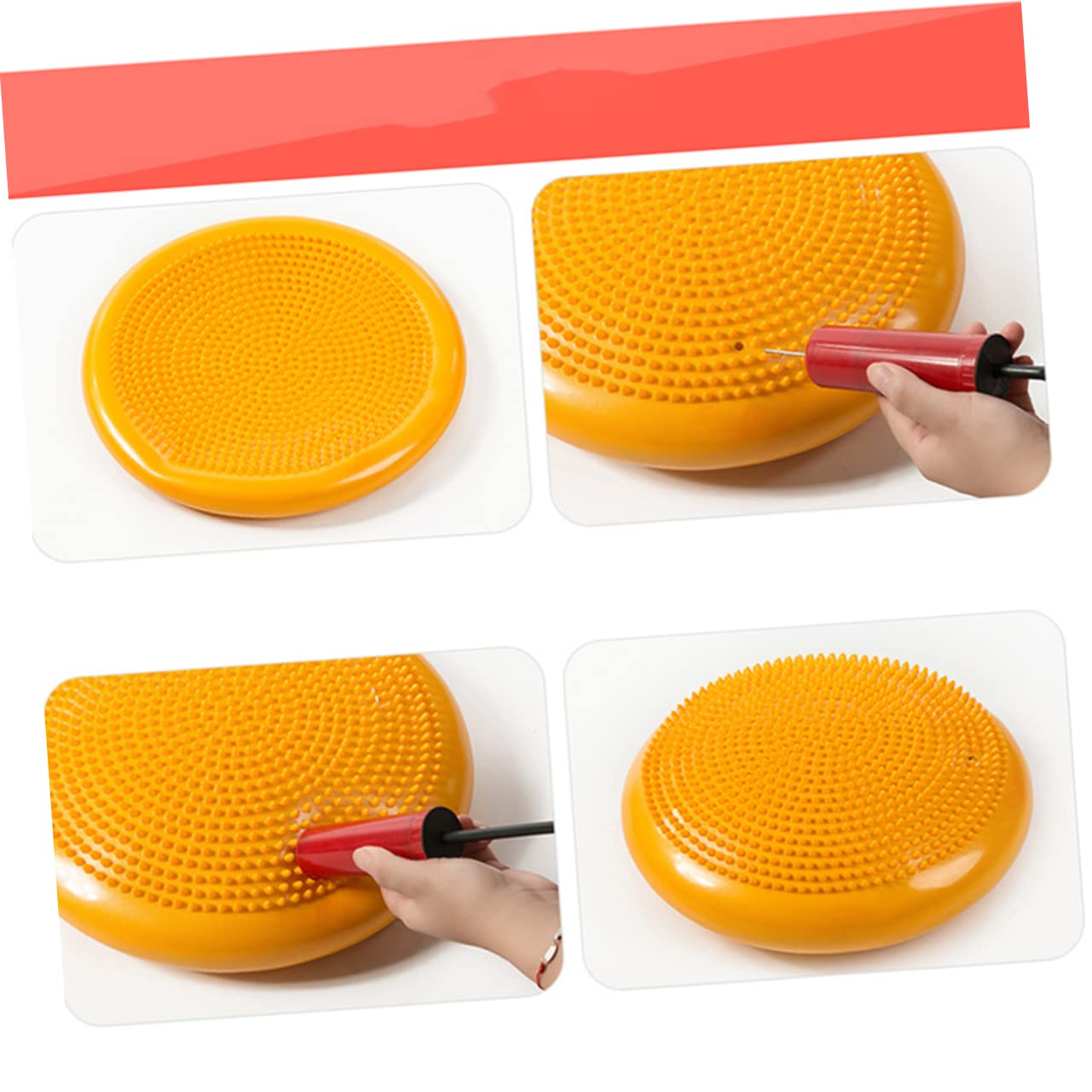 Balance Disc Wobble Cushion for Office Chair & Car Seat - Core Stability & Posture Support - Active Sitting Solution for Home, Work & Travel