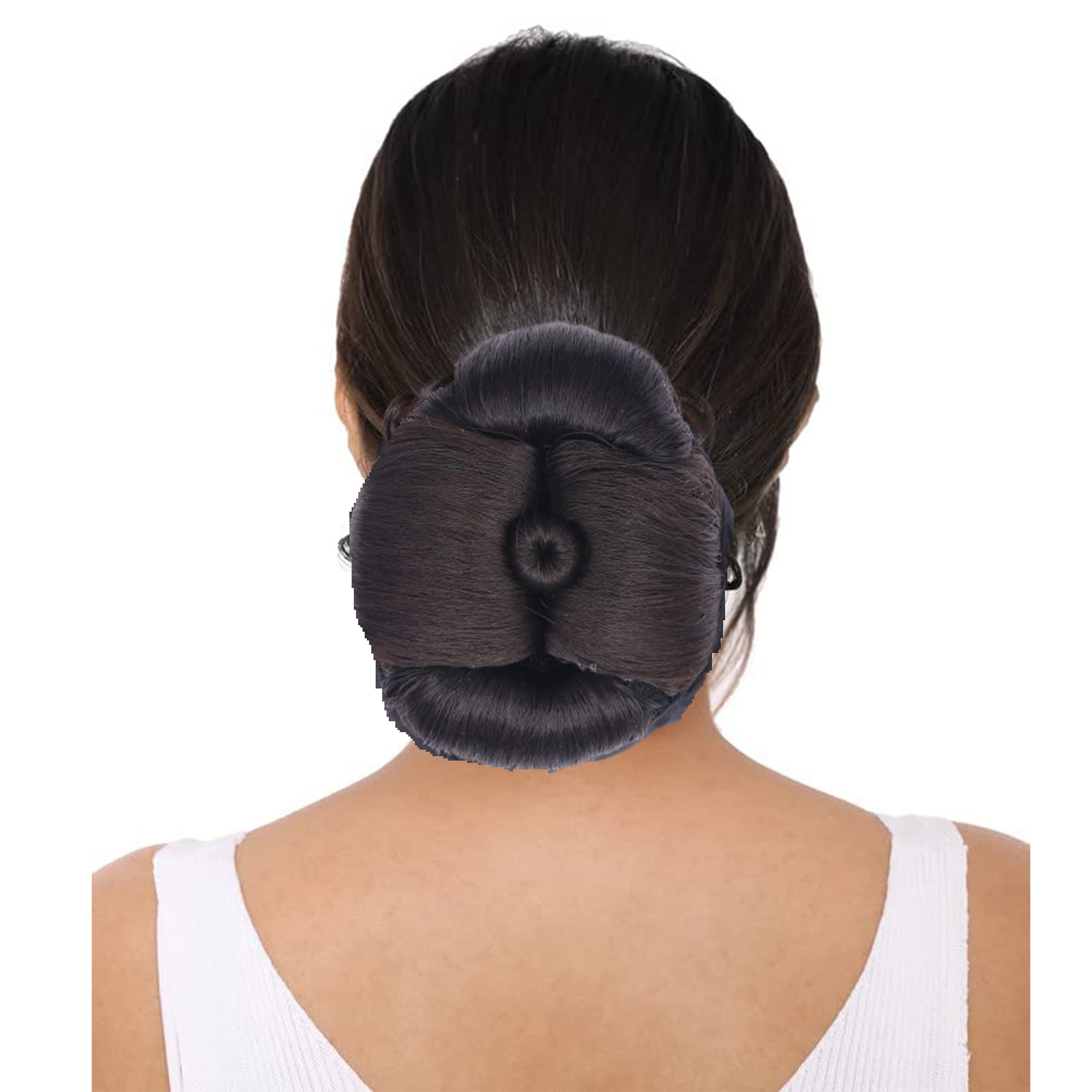 Shivarth Artificial Plain Juda Hair Bun - Women's Hair Extension & Wig Accessories for Everyday Wear, Parties, and Cosplay