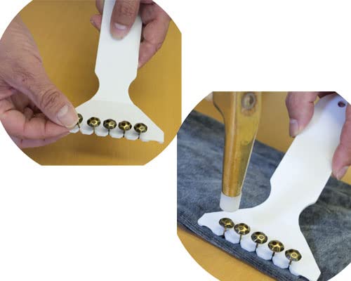 French Natural Nickel Plated Decorative Nails - 7/16