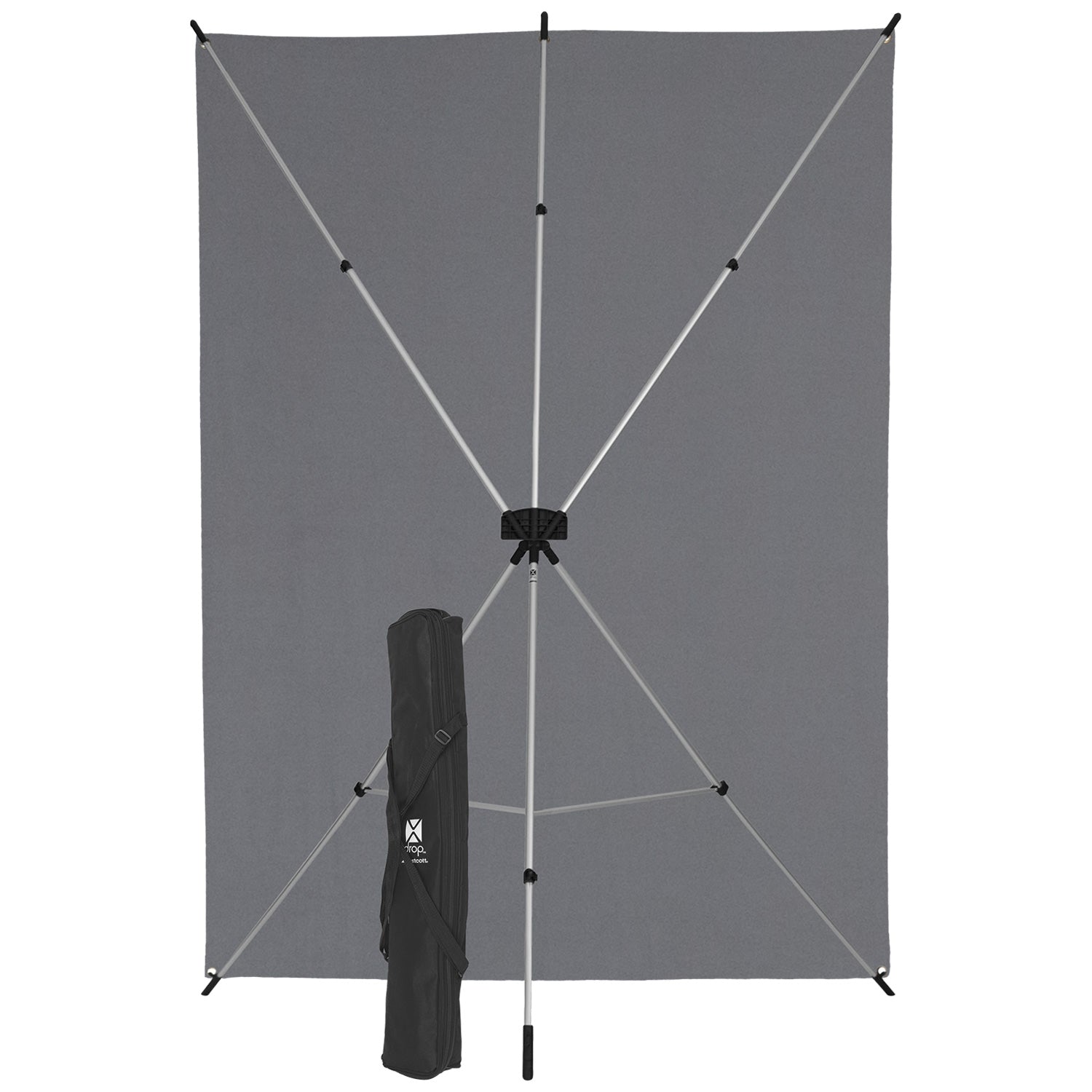 Professional uLite 2 Light Umbrella Kit with X Drop Backdrop & Stands - Perfect for Photography, Video Shooting, and Studio Lighting (Black)