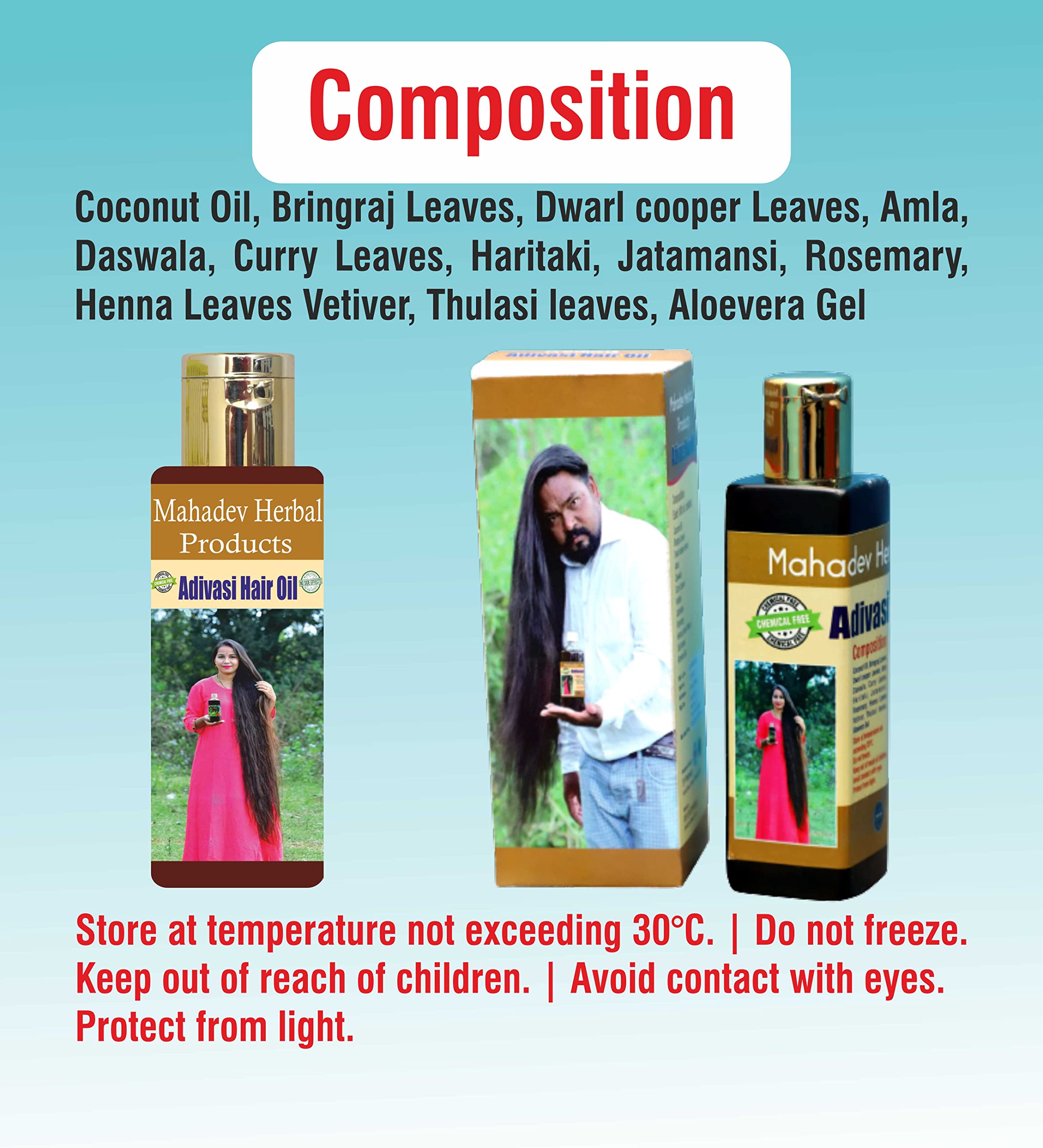 Best Hair Oil for Growth & Shine - Natural & Organic Hair Treatment for Dry, Damaged Hair - Perfect for Daily Use, Styling & Scalp Care