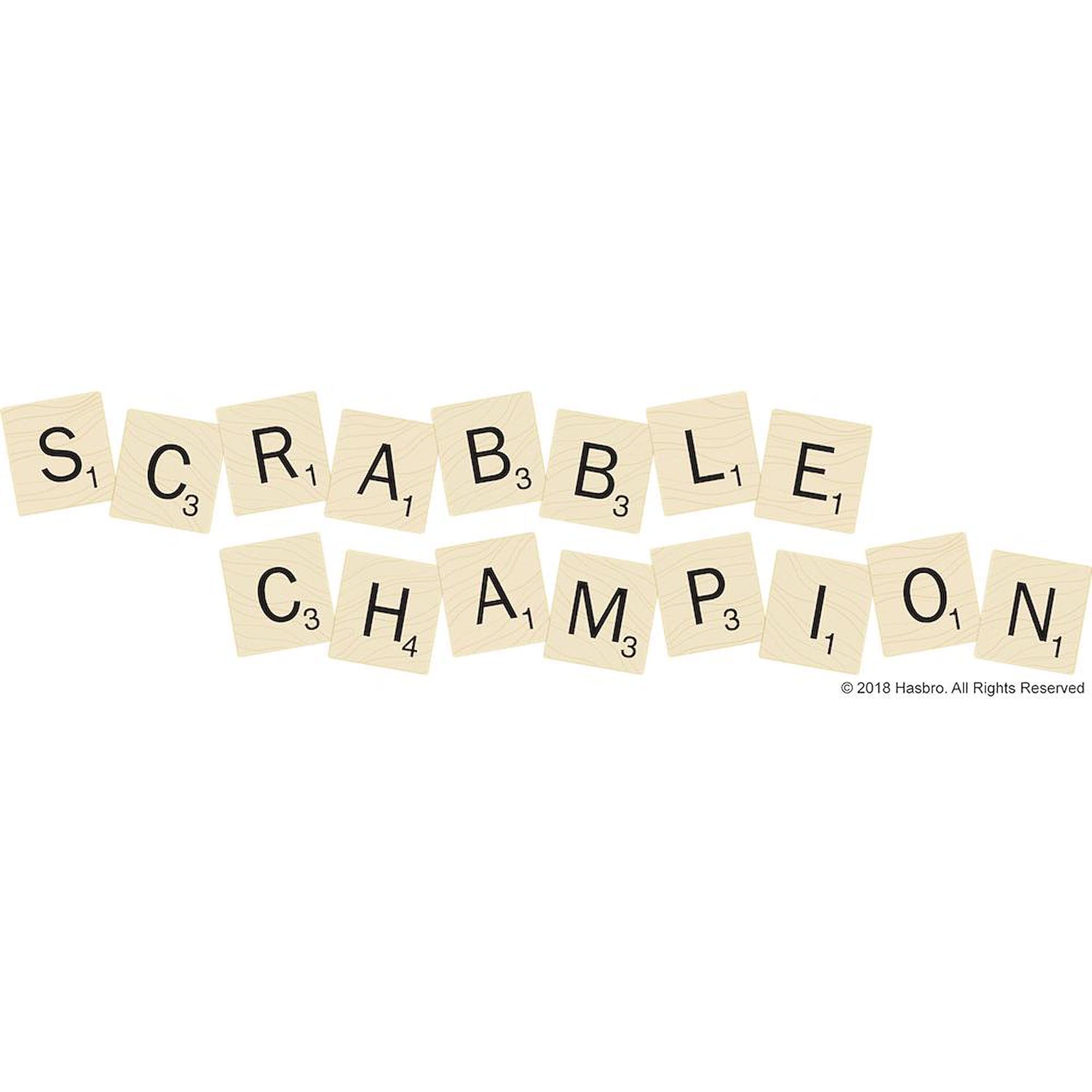 Scrabble Champion 11 oz (325 ml) Ceramic Coffee Mug - Perfect for Tea, Hot Chocolate & Office Use - Gift for Board Game Lovers & Word Puzzle Fans