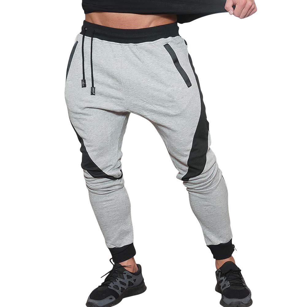 MECH-ENG Men's Workout Joggers - Gym Training Pants for Bodybuilding, Running & Fitness | Comfortable Activewear Sweatpants for Casual Wear & Exercise
