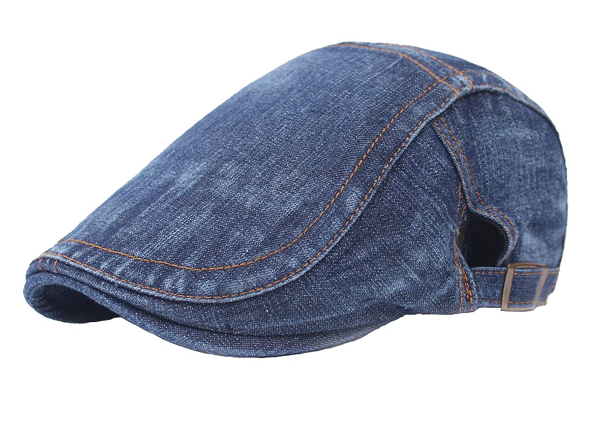 Stylish Maxpetus Denim Women's Berets, Newsboy & Chauffeur Hats - Vintage Fashion Accessories for Casual Outfits, Streetwear & Photoshoots