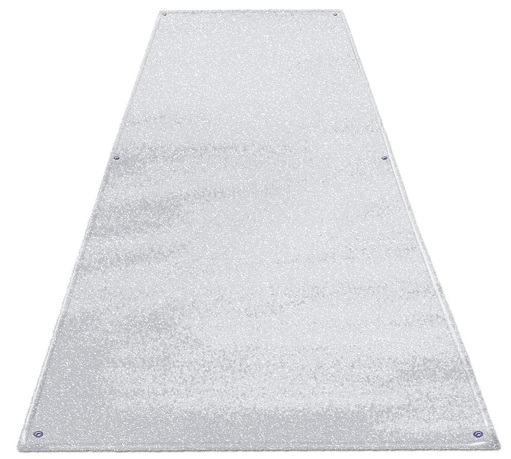 Premium White Outdoor Turf Wedding Aisle Runner - 3ft x 40ft Artificial Grass Carpet for Garden, Backyard Ceremonies & Photo Shoots