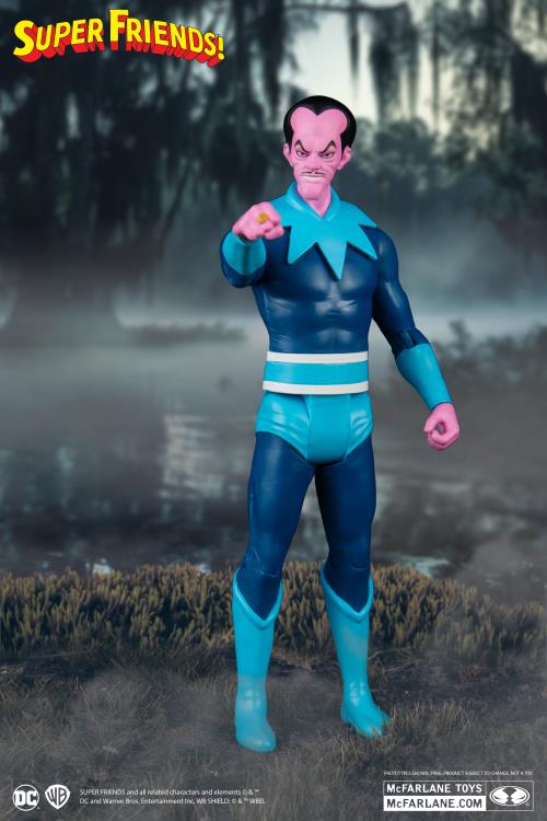 Super Friends DC Retro Sinestro Action Figure - Collectible 7-Inch Figure for Fans & Display - Perfect for Comic Book Lovers, Gift Giving & Home Decor