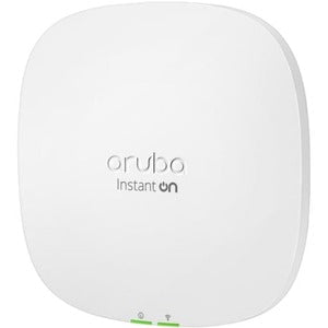 Aruba Instant On AP25 Dual Band WiFi 6 Wireless Access Point | 802.11ax | 5.3Gbps Speed | 2.4GHz & 5GHz | MIMO Technology | 2.5GbE Port | Wall/Ceiling Mount | Ideal for Office, Home & Small Business Networks