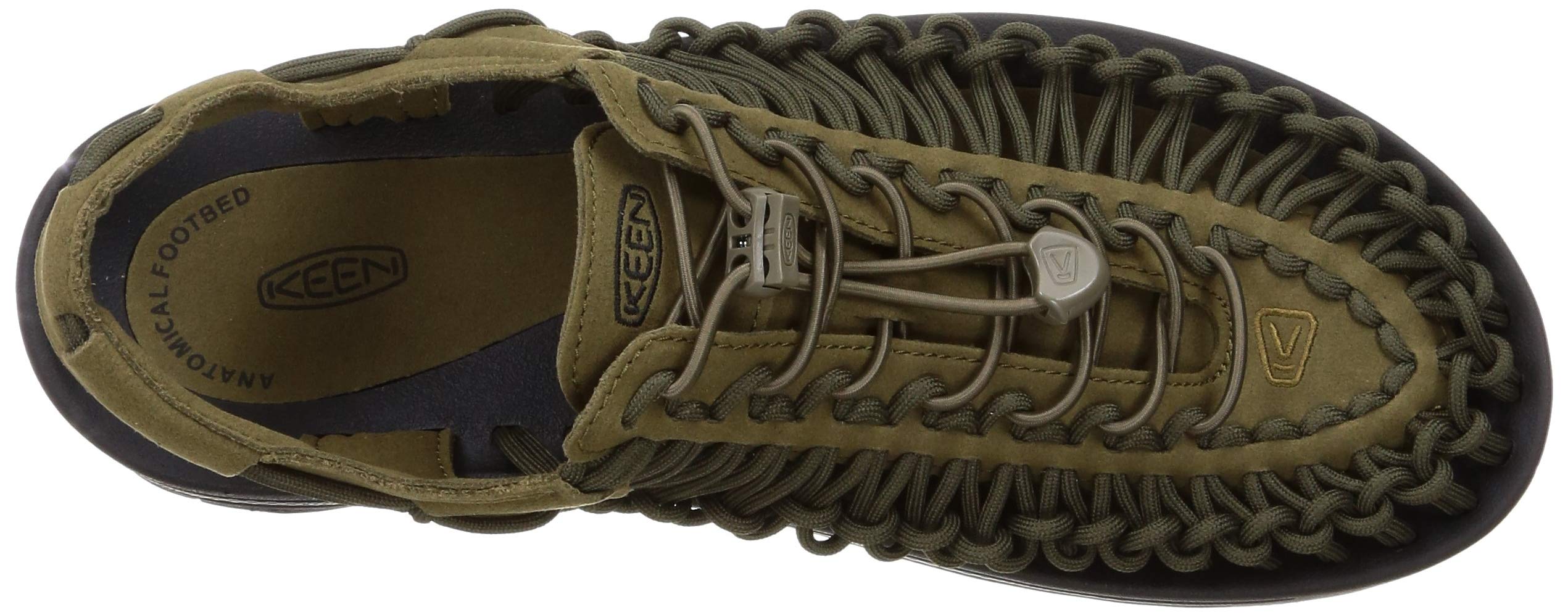 KEEN Men's Uneek Classic Two Cord Sandals - Breathable Outdoor Adventure Sandals for Hiking, Travel & Water Activities | Lightweight & Durable Walking Shoes