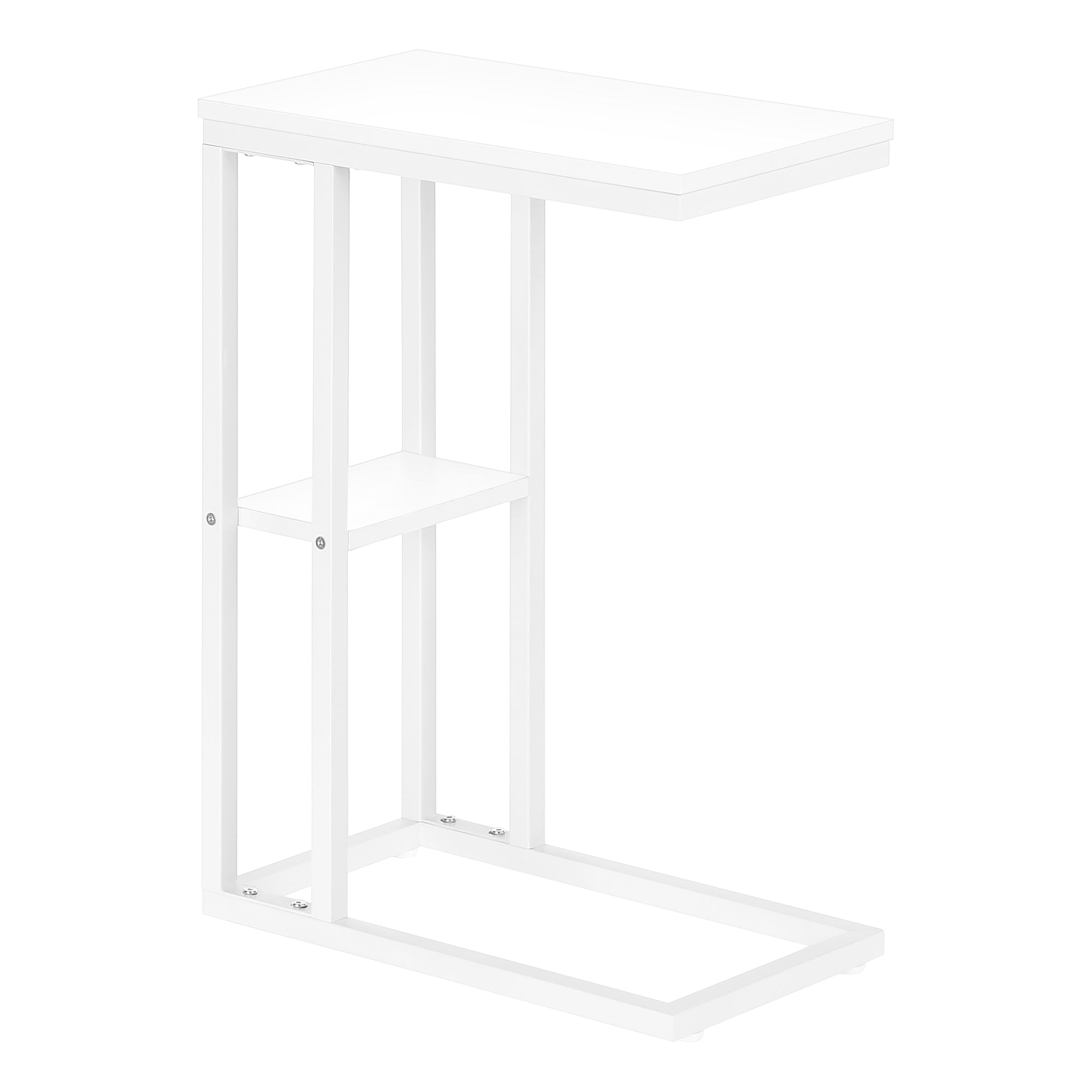 Modern White Accent Table - 25