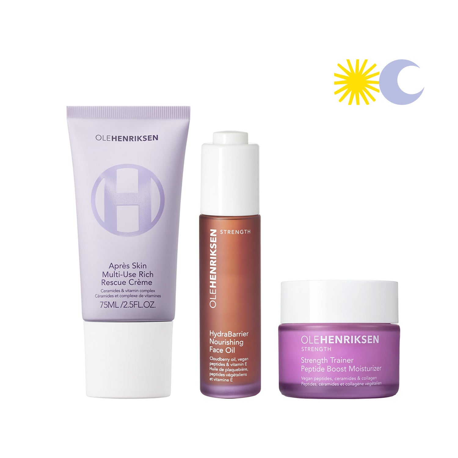 Renew + Rescue Moisturizer Set - Hydrating Skincare Duo for Dry & Sensitive Skin | Day & Night Face Cream for Women & Men | Perfect for Travel & Daily Skincare Routine