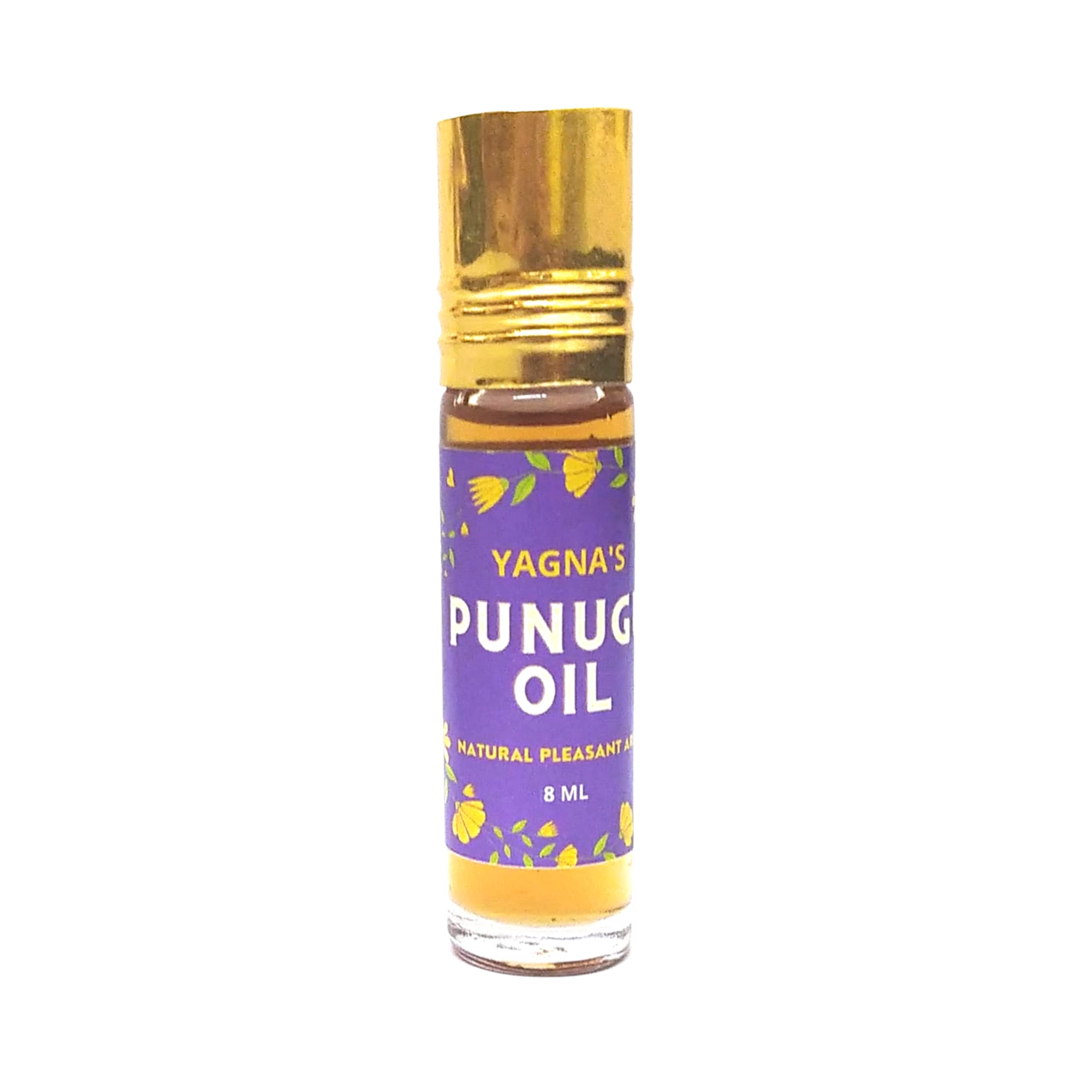 EpoojaCart - Pack of 3 Premium Natural Perfume Oils: Javadhu, Punugu & Champa - Aromatic Oils for Pooja, Meditation & Spiritual Rituals - Long-Lasting Fragrance for Home & Temple Use