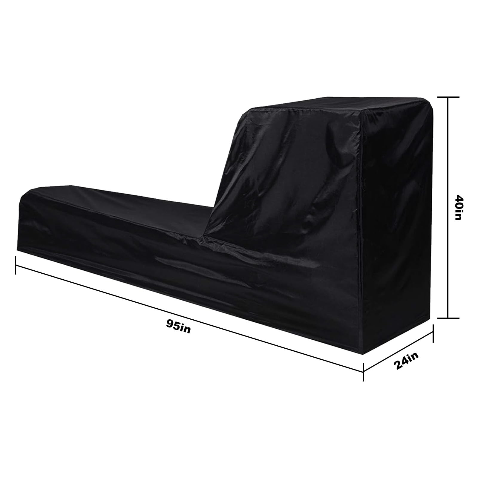 Premium 210D Oxford Fabric Rowing Machine Cover - Waterproof, Dustproof Fitness Equipment Protector (95