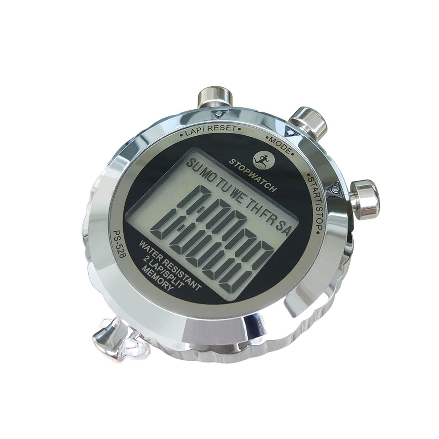 Premium Metal Sports Stopwatch - 10/100/400 Lap Memory, 0.01s & 0.001s Precision Timing with Countdown & Alarm | Ideal for Running, Coaching, Track & Field Training, and Fitness Timing