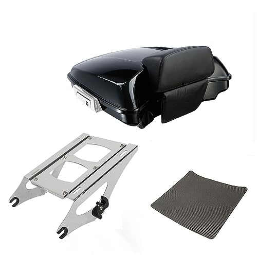 Vivid Black Razor Trunk+Chrome Rack