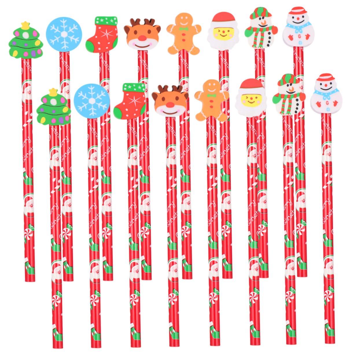 ULDIGI 24-Pack Wooden Pencils for Writing, Drawing & School Supplies - Bulk Pack of Fun HB Graphite Pencils for Kids, Students & Office Use | Perfect for Classroom, Homework & Art Projects