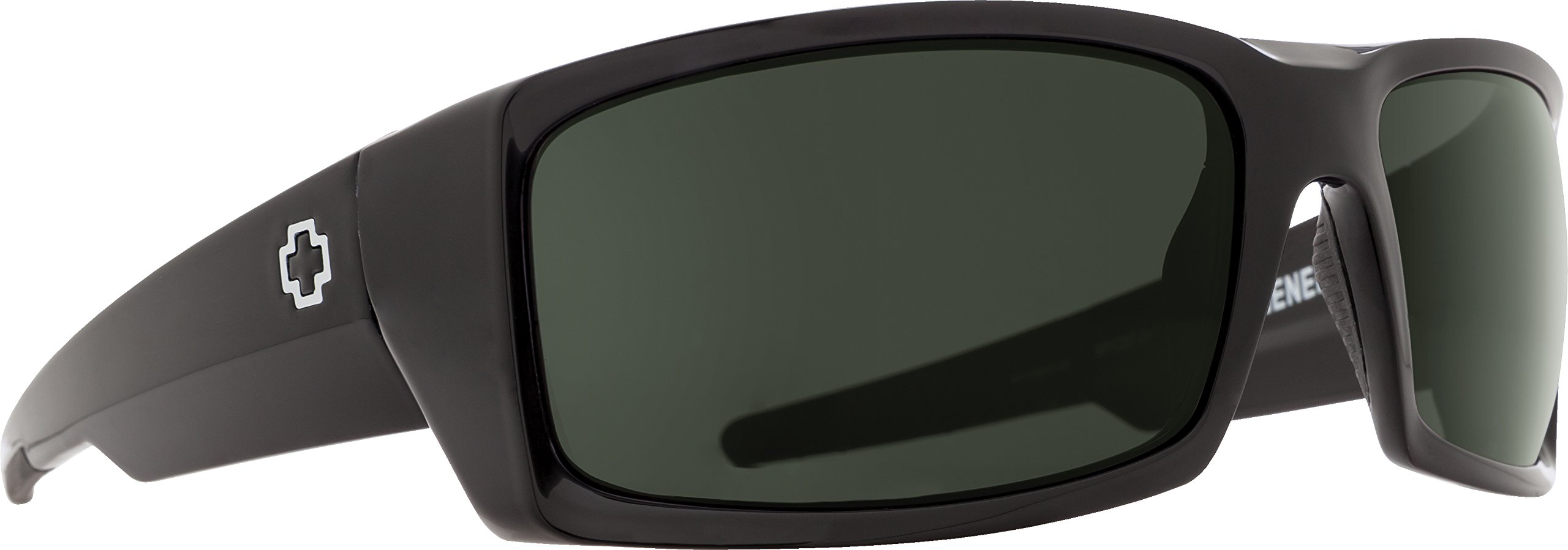 SPY Optic General Wrap Sunglasses for Men & Women - Polarized UV Protection Sports & Outdoor Sunglasses - Perfect for Running, Cycling, and Beach Activities