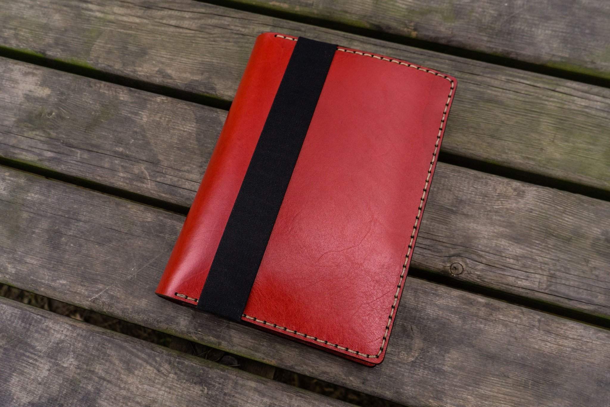 Premium Leather Leuchtturm1917 A5 Notebook Cover - Red | Durable Vegan Leather Journal Cover for Writing, Sketching & Note Taking | Perfect Gift for Writers, Students & Professionals