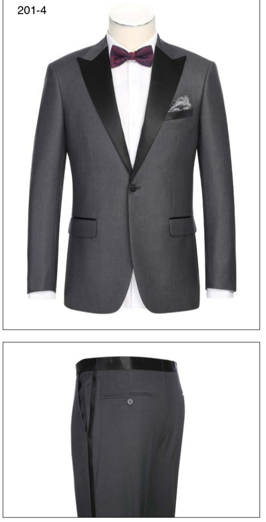 Alessandro Vitello by Renoir New Slim Fit Tuxedo 2014 | Premium Men's Formal Suit for Weddings, Galas & Black Tie Events