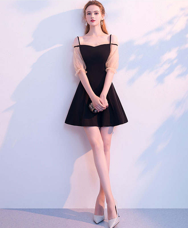 Elegant Black Short Prom Dress for Women - Sexy Homecoming Party Dress - Perfect for Prom Night, Homecoming Dance & Special Occasions